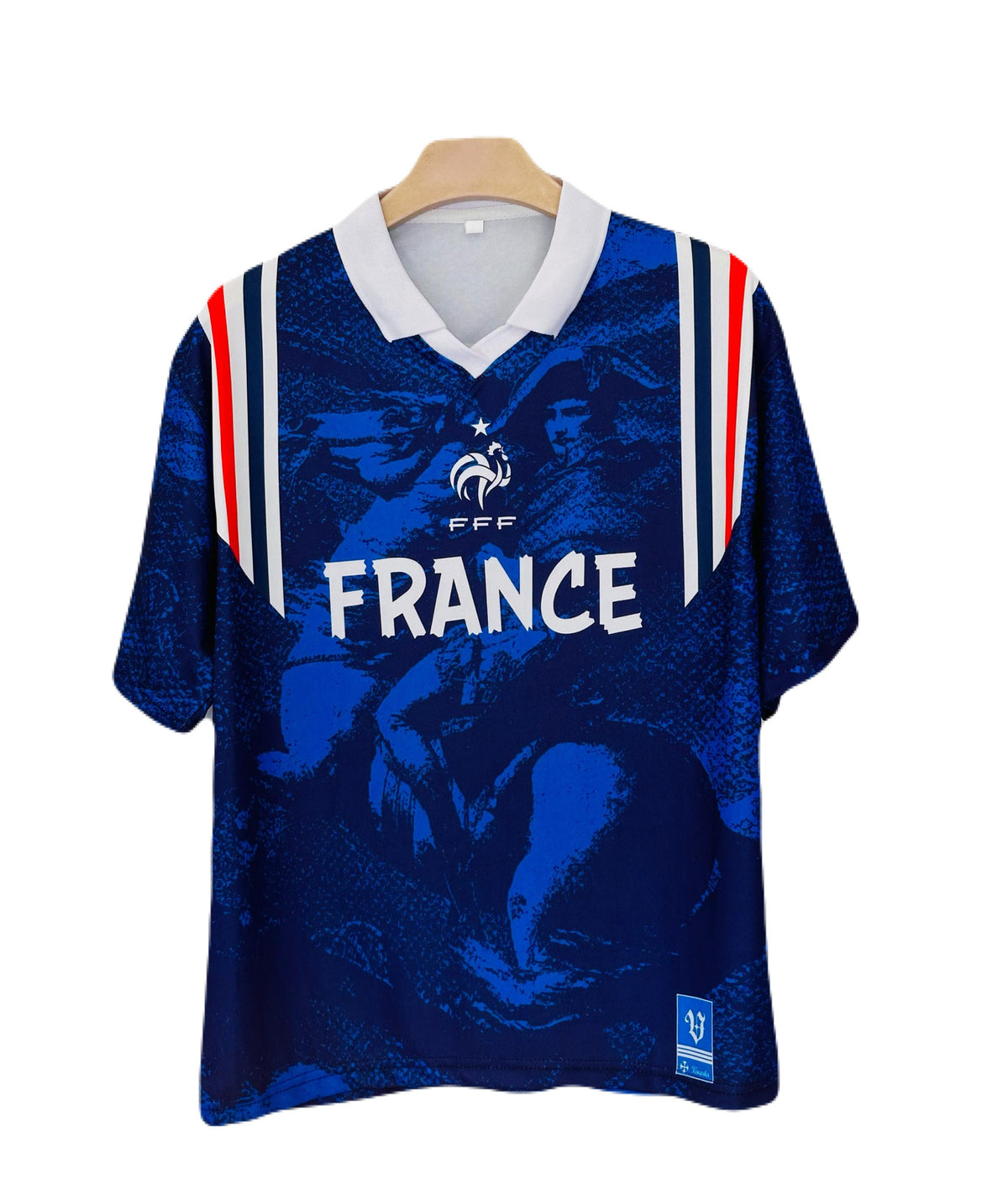 Zidane France Five sleeve Collar Sublimation jersey - P2758