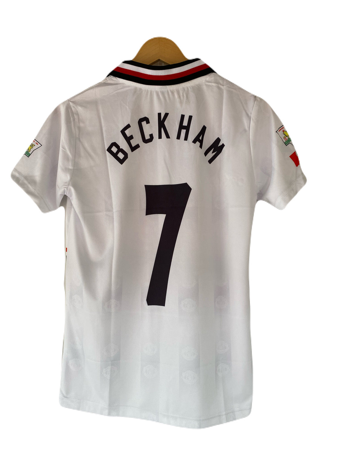 Beckham Manchester United home Half sleeve Collar Embroidery Jersey - P2075