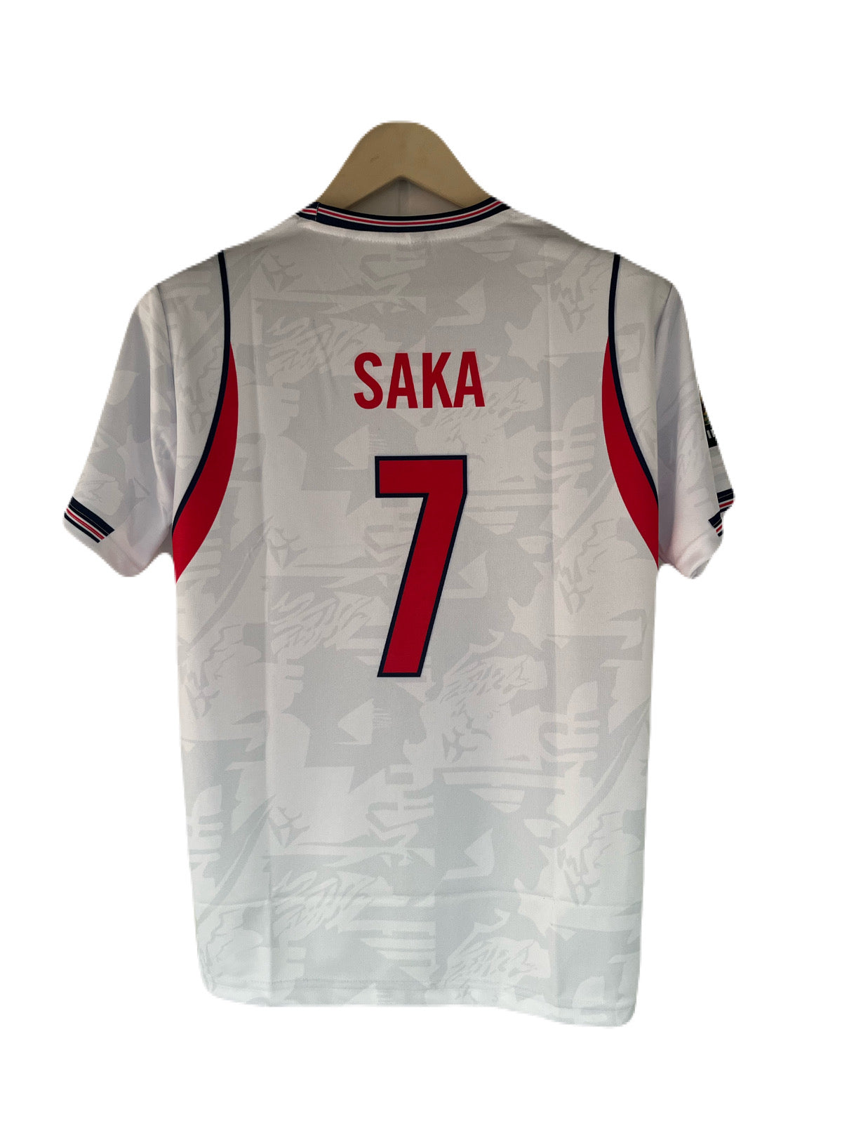 England 2026 World Cup Home Saka Half Sleeve Sublimation Jersey -P1480 Ms Retro Store