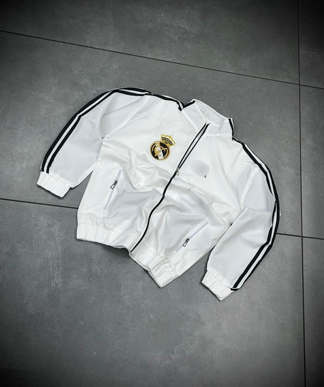 Real Madrid adidas track jacket full sleeve zip type - P2385