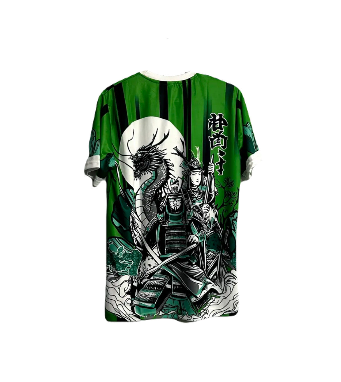 Japan samurai x dragon special kit green jersey - ms retro store