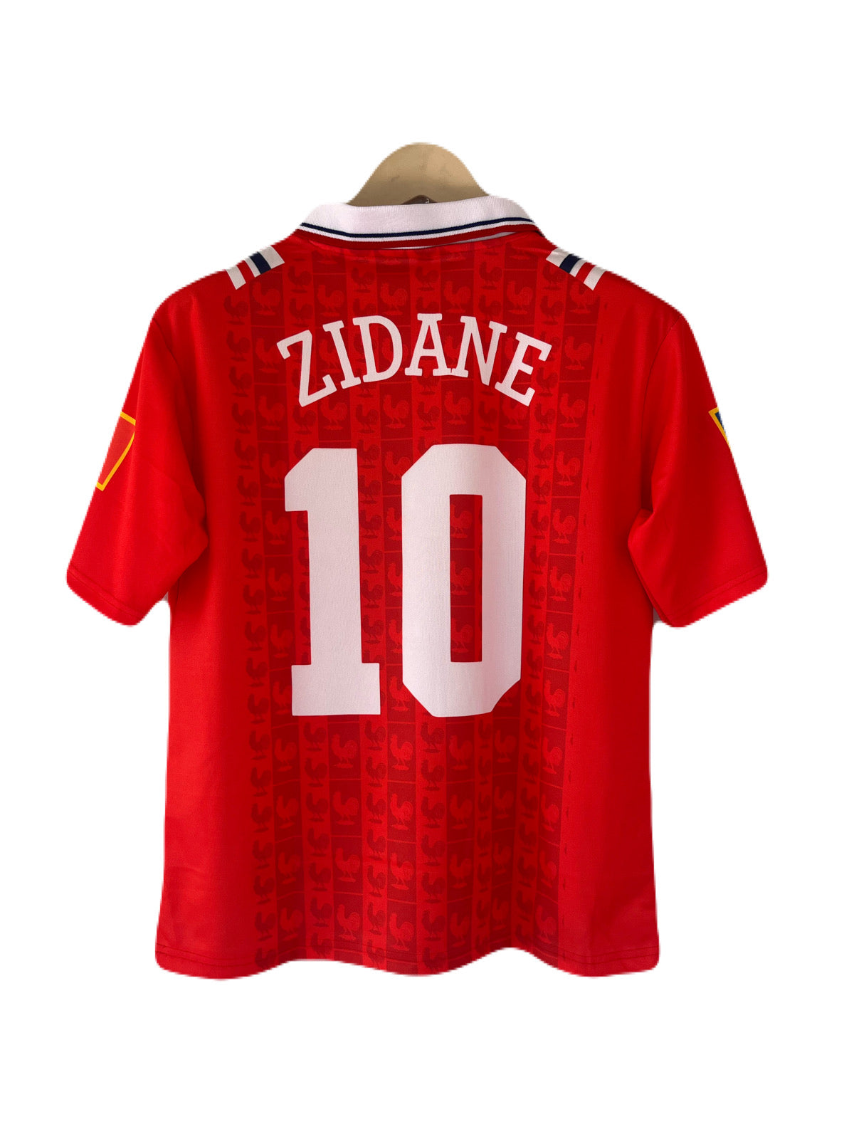 France 1998/2000 Zidane special edition Five Sleeve  collar Sublimation Jersey - P1693 Ms Retro Store