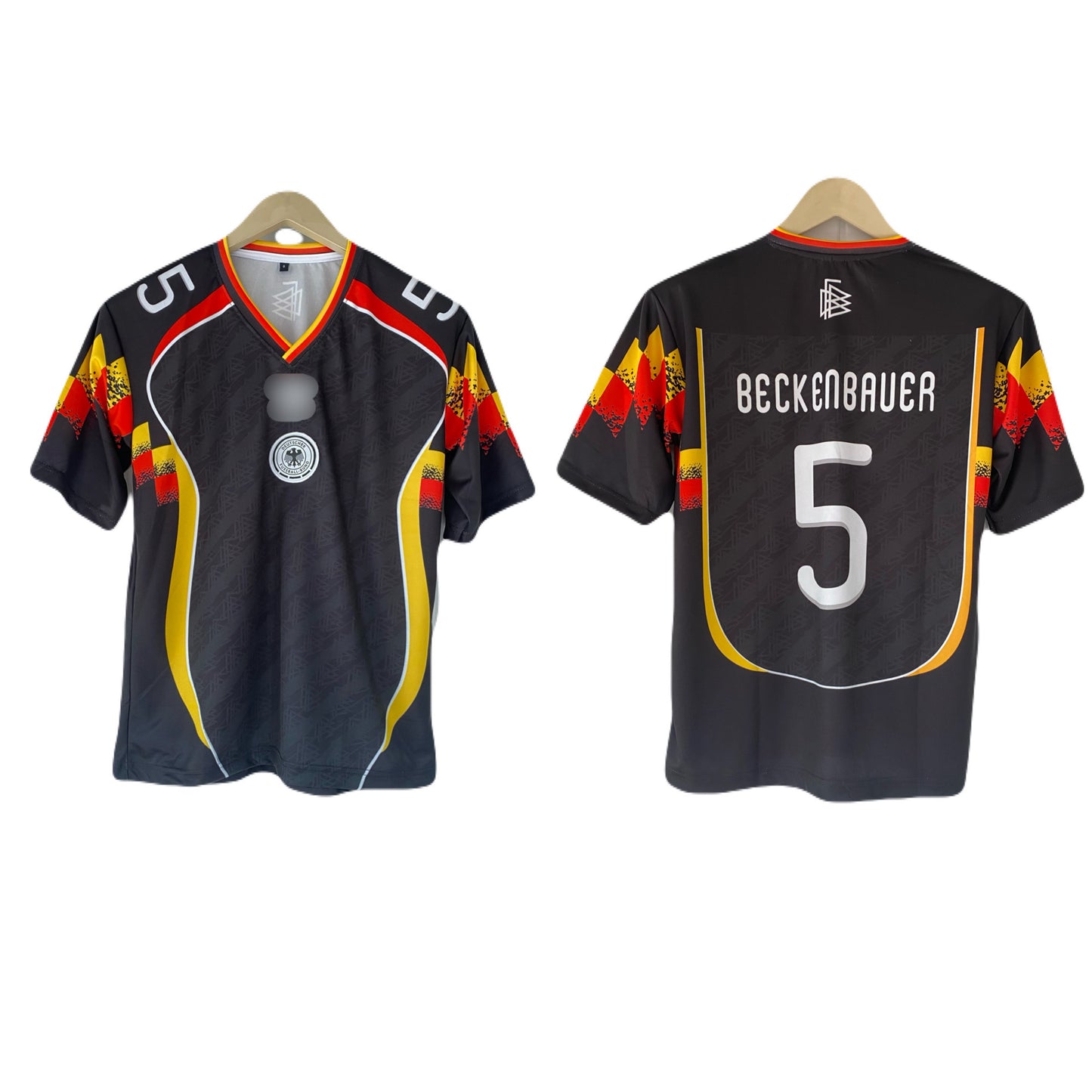 Beckenbauer Germany Five Sleeve collar Embroidery- P2318
