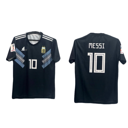 Argentina 2018 world cup away kit messi - ms retro store