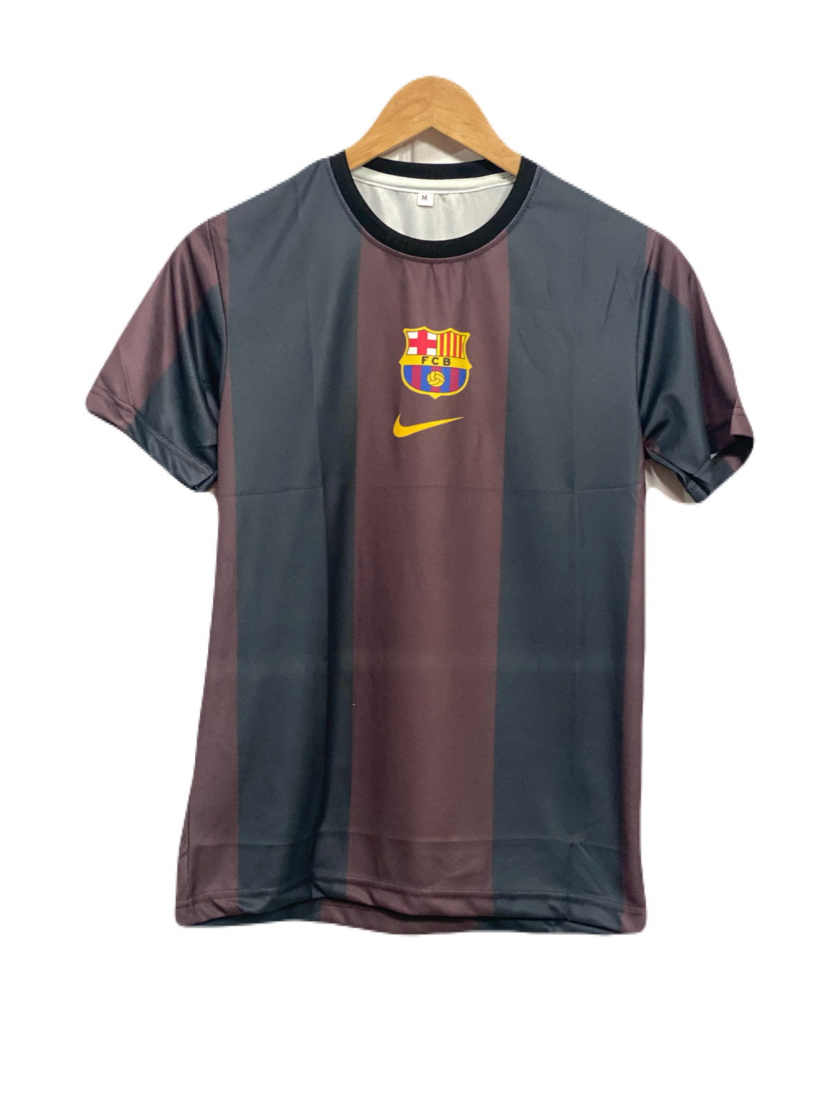 Barcelona vintage jersey plane back Half sleeve  - ms retro store