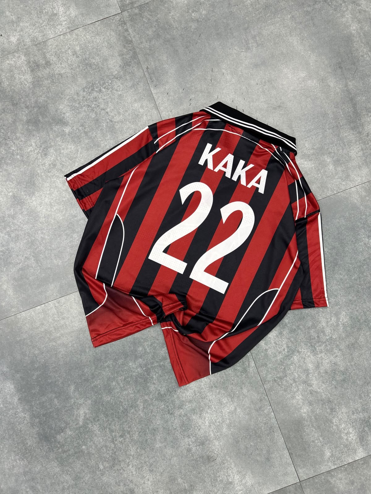 Kaka Ac Milan 2006-07 Premium Quality Collar Five Sleeve - P2627