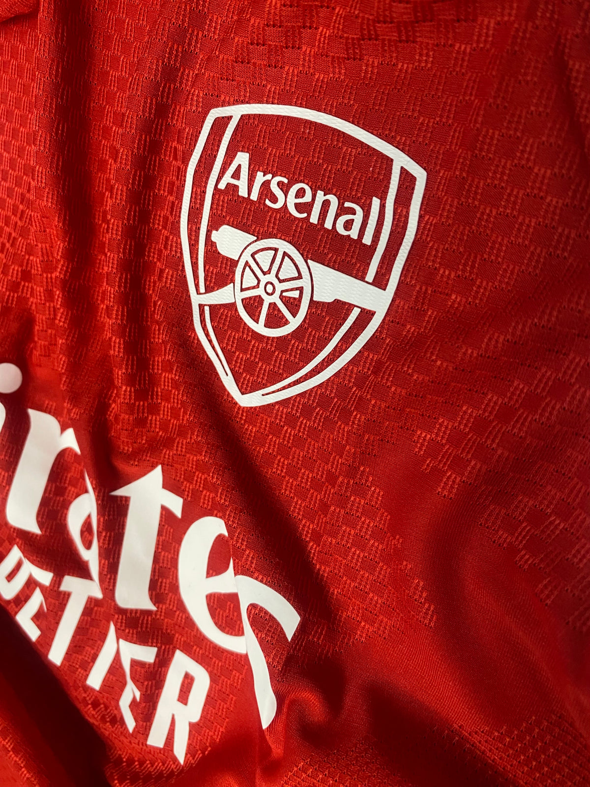 Arsenal player version 2026/27 home kit half sleeve  - P2496