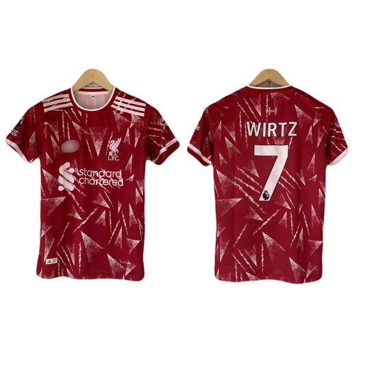 Wirts Liverpool 2026/27 home kit Half sleeve embroidery jersey - P2603