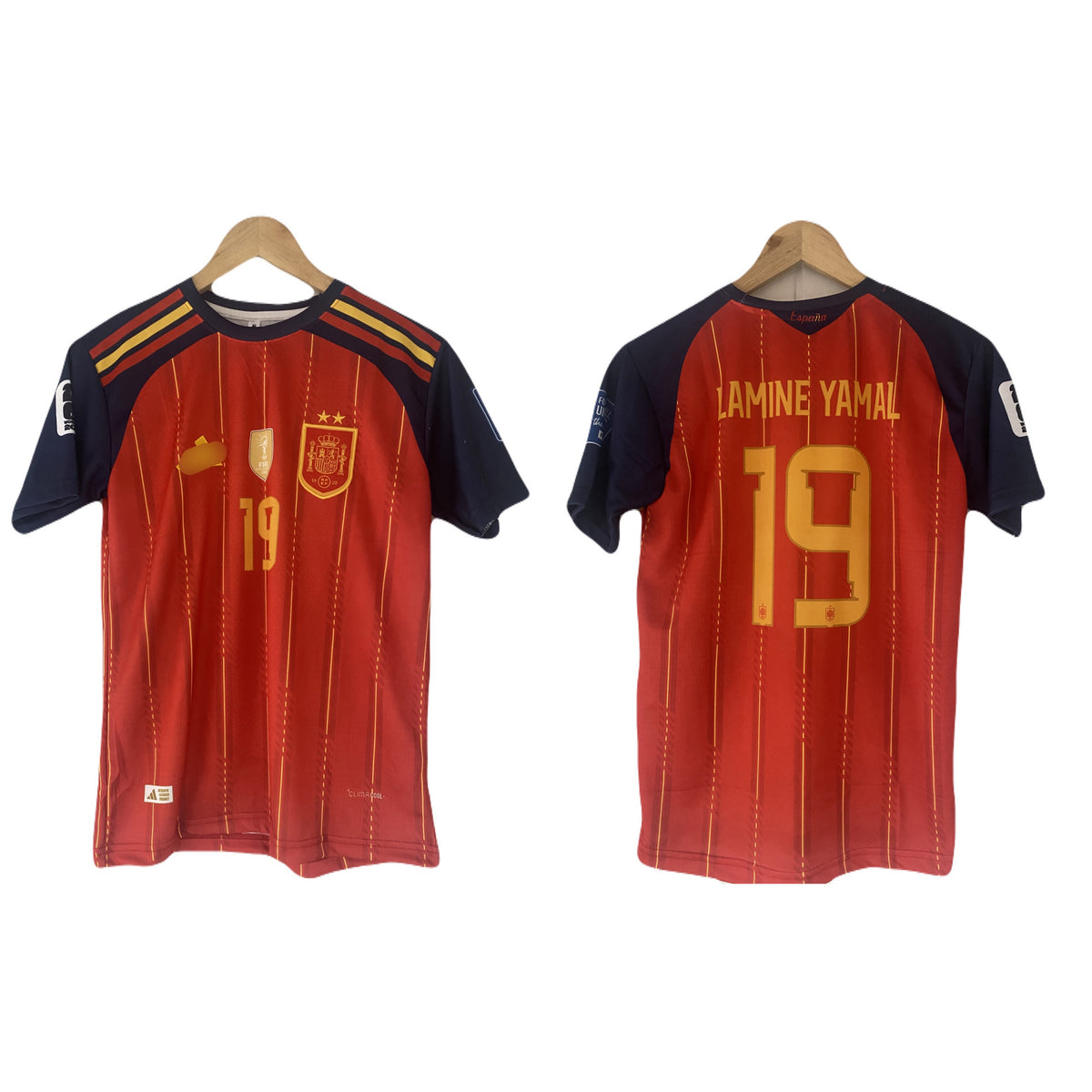 Yamal 2 star Spain 2026 home Embroidery Jersey - P2160