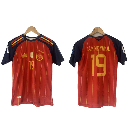 Yamal 2 star Spain 2026 home Embroidery Jersey - P2160