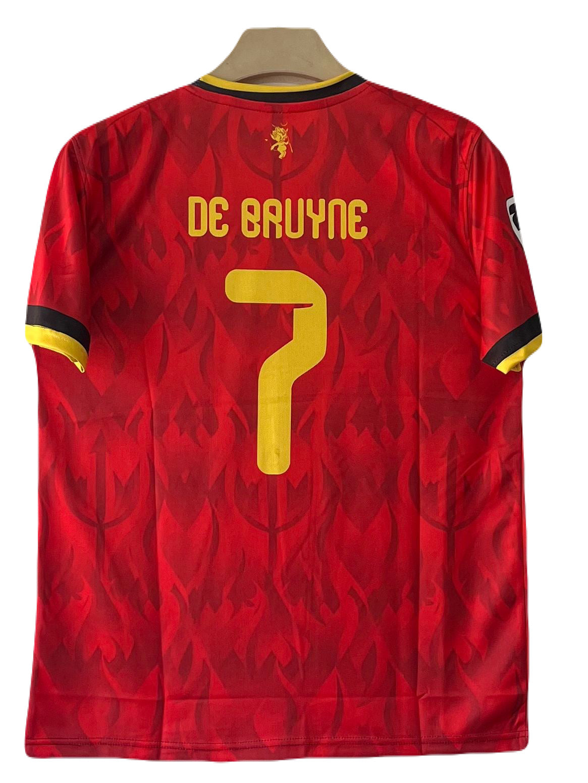 De bruyne belgium 2026 World Cup home Half Sleeve Jersey - P1845