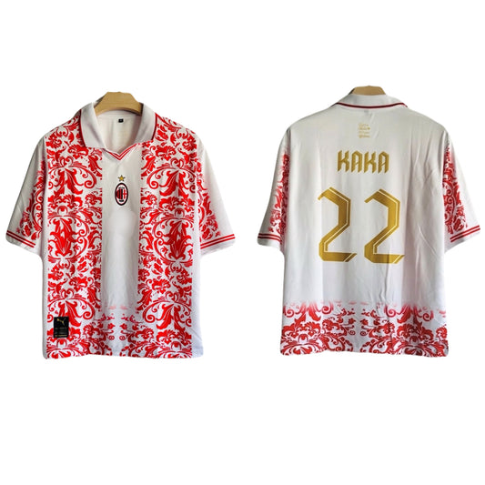 Ac Milan Special Edition Billie Jean Rosso” kaka Five sleeve sublimation - P2000 Ms Retro Store