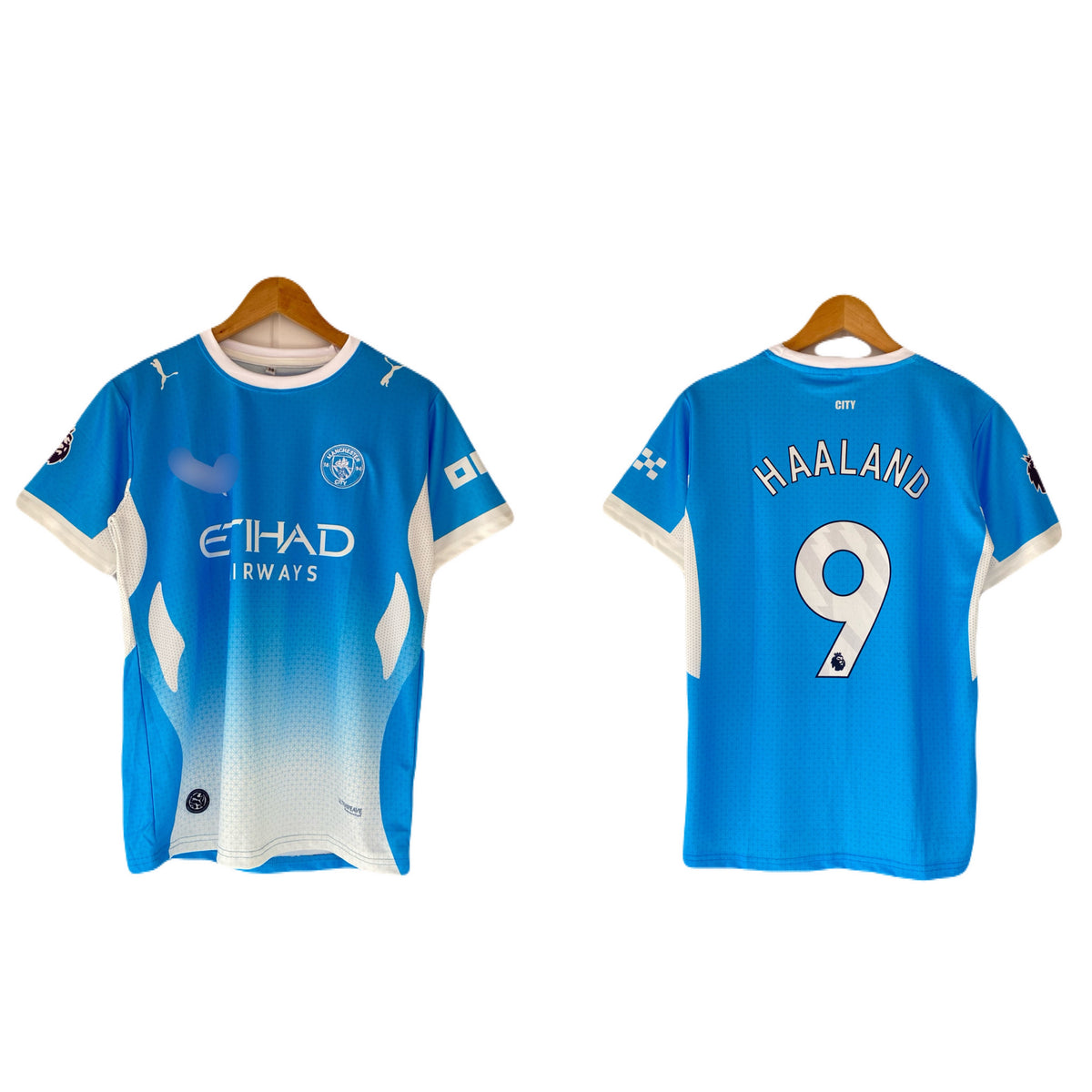 Haaland Manchester City 2026-27  Home embroidery half sleeve jersey - P2786