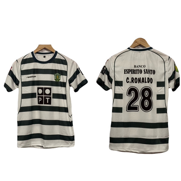 Ronaldo Sporting 2003 Home Kit| P1080 | Short Sleeve