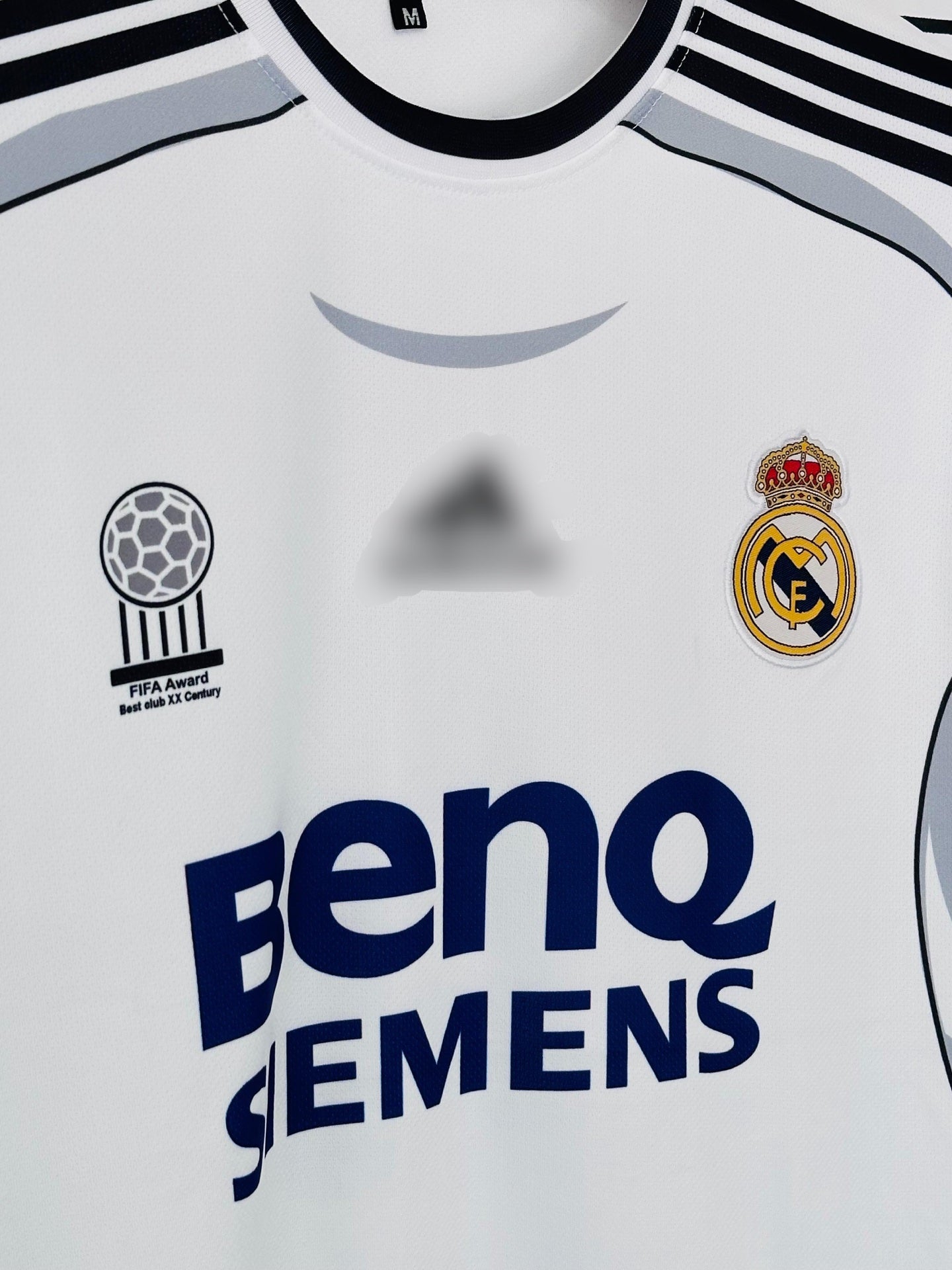 Real Madrid 2006-07 Home kit Beckham Half Sleeve embroidery - P1593 Ms Retro Store