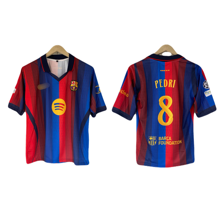Pedri Barcelona 2026-27 Home kit Five Sleeve collar Embroidery- P2561