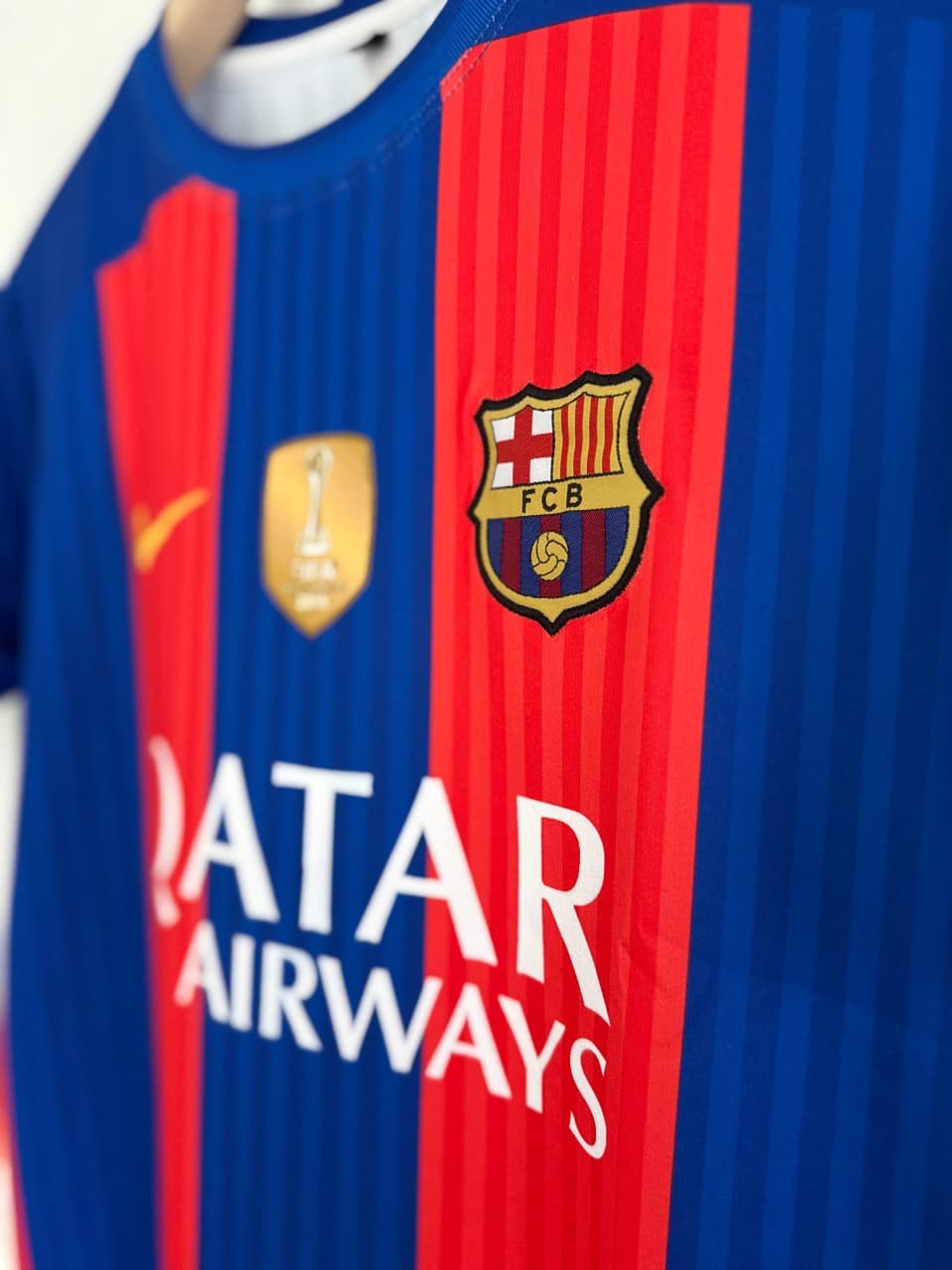 Barcelona 2016-17 Home Kit Neymar Half Sleeve P1235 - Ms Retro Store