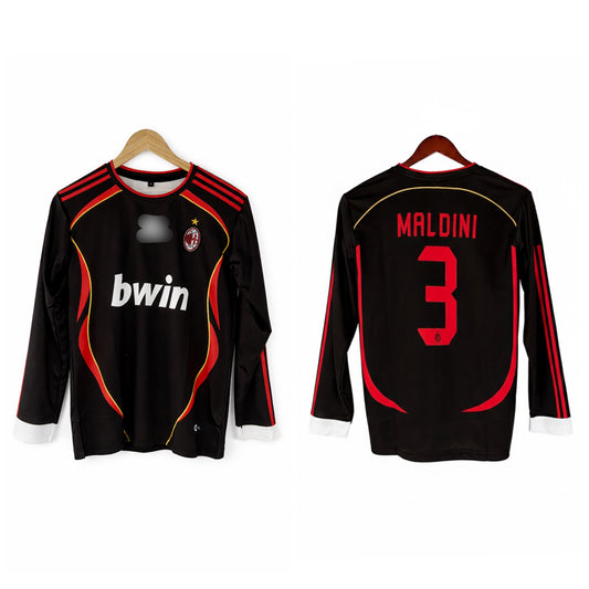 Ac milan 2006/07 Third kit maldini full sleeve - ms retro store