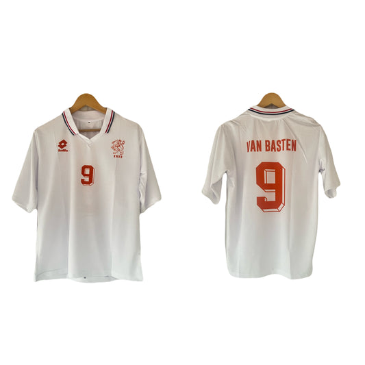 Netharland van basten  Five sleeve Collar sublimation -  Ms Retro Store