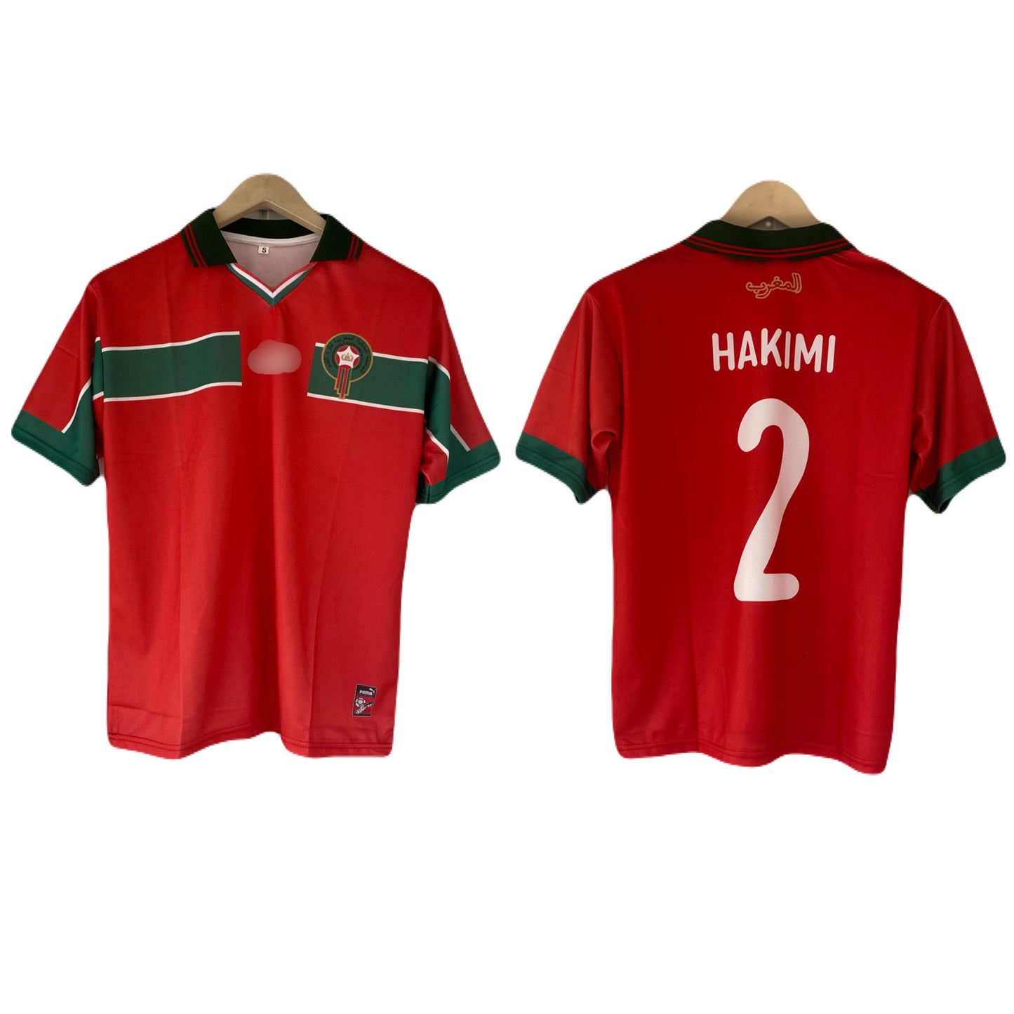 Hakimi Morocco Five sleeve Collar Sublimation jersey- P2249