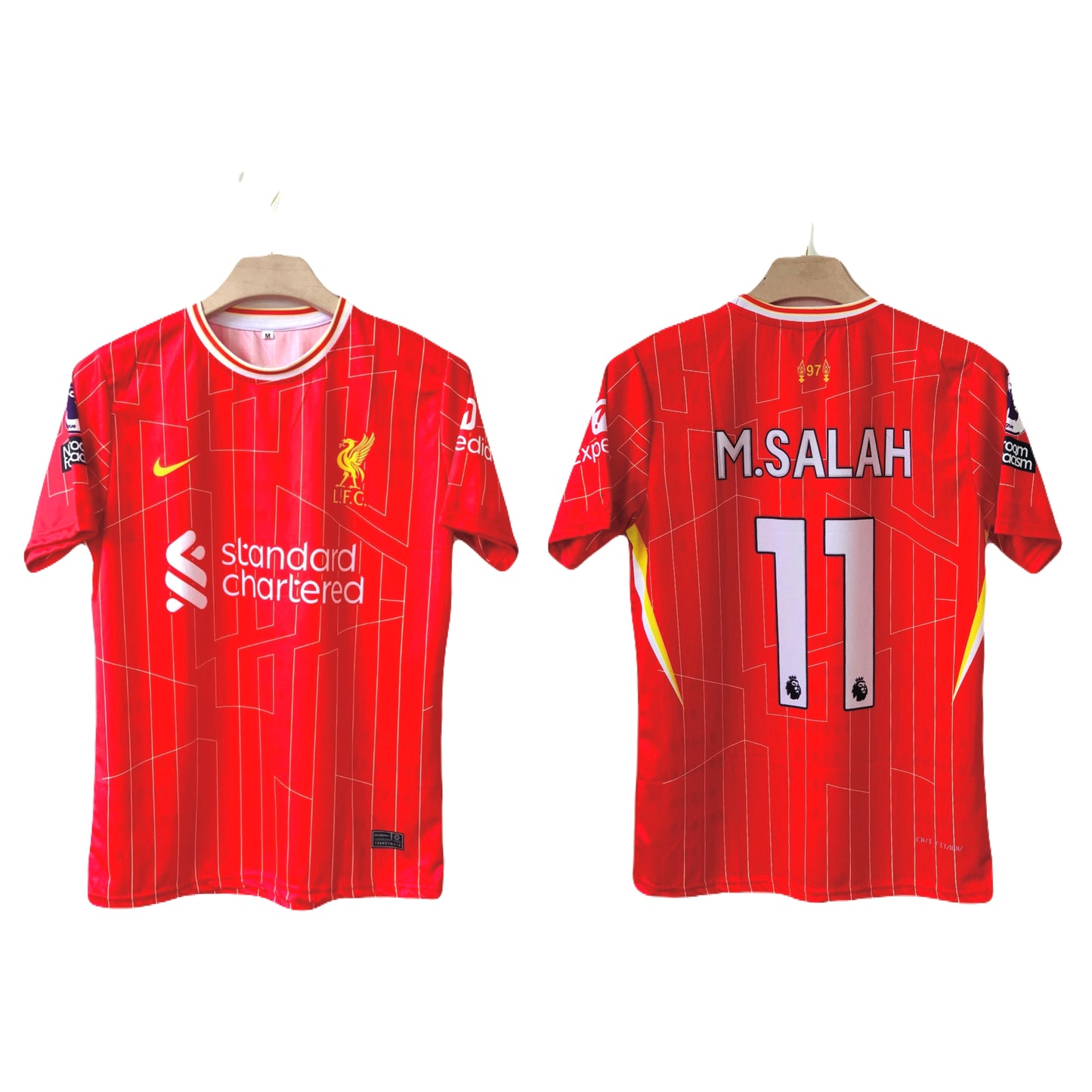 Liverpool 2024/25 home jersey salah 10 - ms retro store