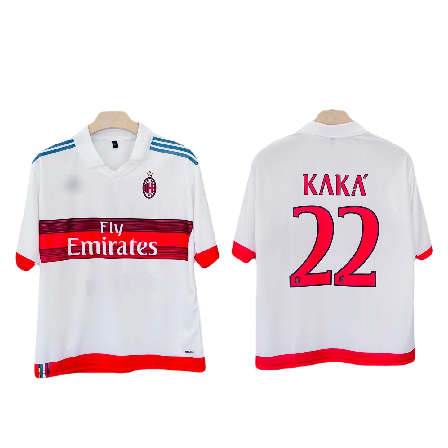 Ac Milan 2015-16 Away Kit Kaka Five Sleeve - Ms Retro Store