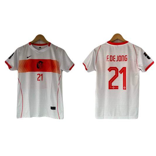 Netherland 2026 world cup away jersey dejong - Ms retro store