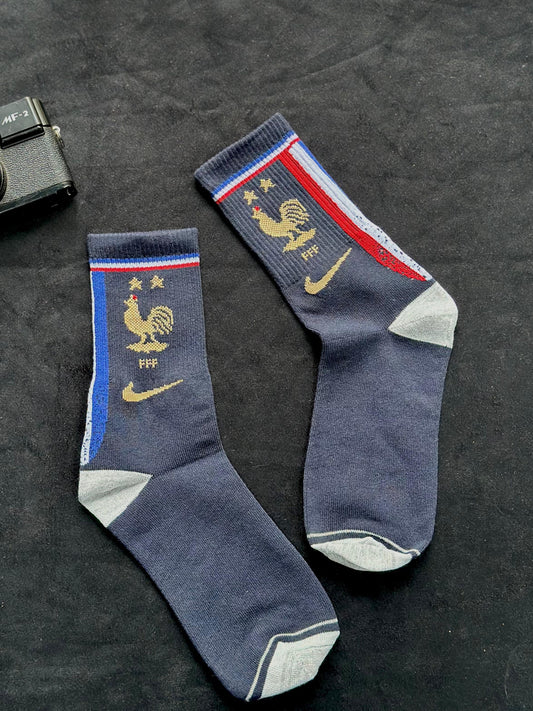 France Blue socks -