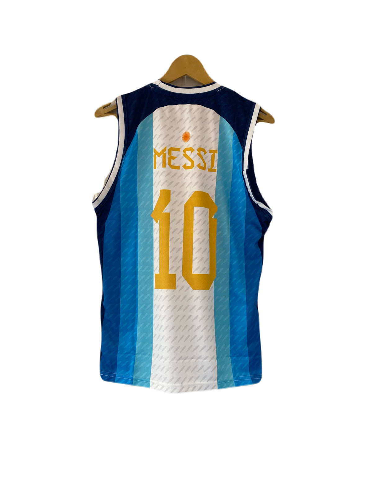 messi Argentina home  sleevless bibs sublimation -P2352