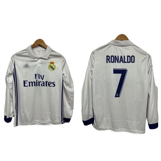 Real Madrid 2016 Home kit Ronaldo Full sleeve - Ms Retro Store