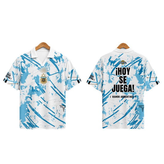 Argentina  special Five sleeve Collar Sublimation jersey- P2166