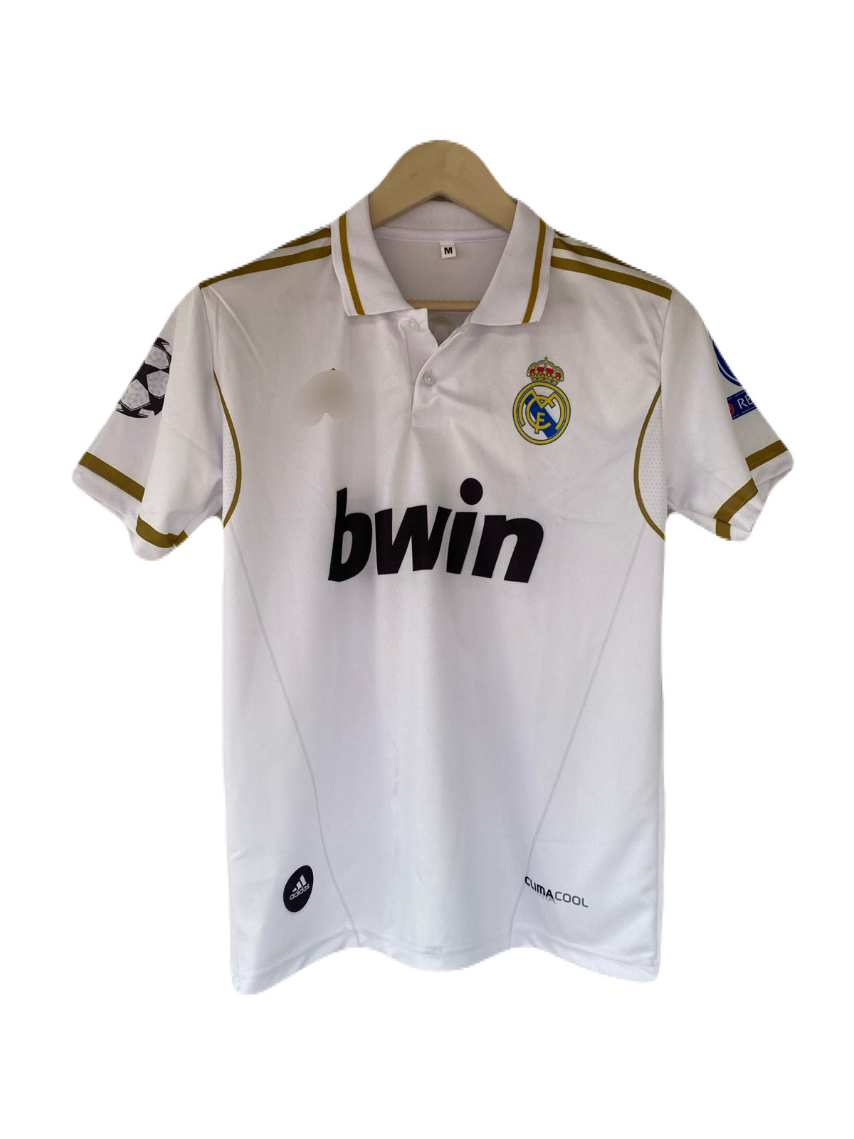 Ronaldo Real Madrid half sleeve collar jersey