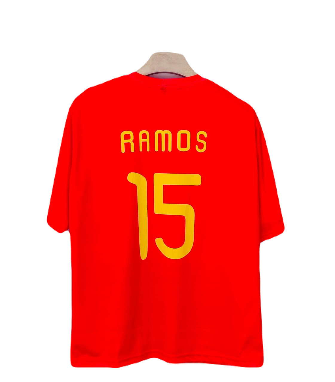 Spain 2022 Worldcup Sergio ramos Five Sleeve Sublimation - P1556 Ms Retro Store