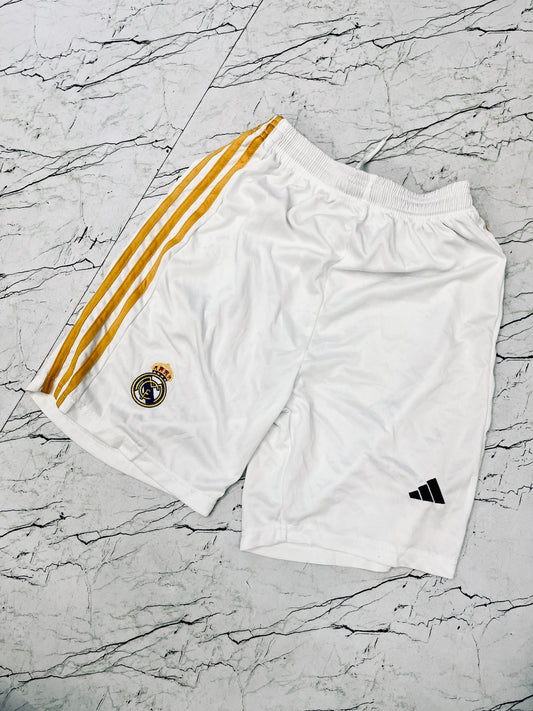Premium first quality   Real Madrid 3Line Golden   Shorts - Ms Retro Store