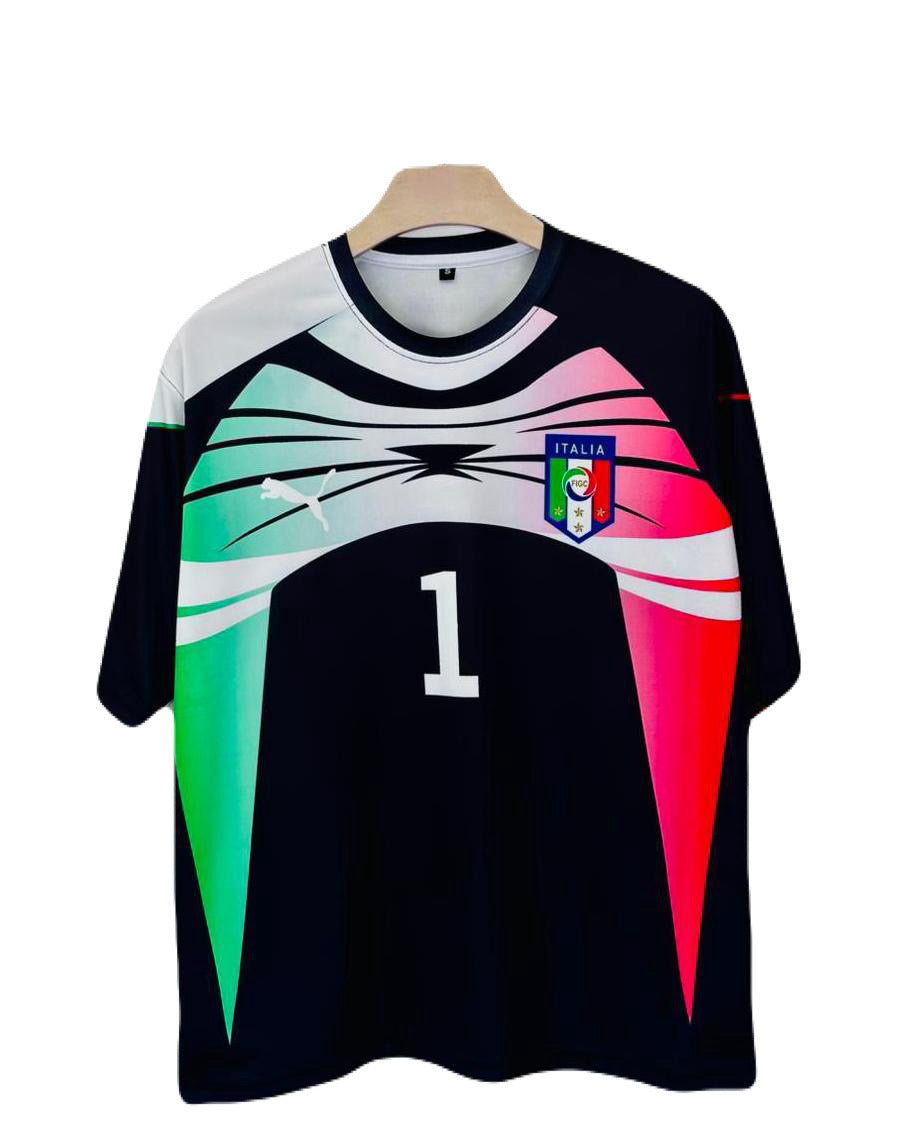 Italy buffon 2006 Five sleeve Roundneck Sublimation - Ms Retro Store/1
