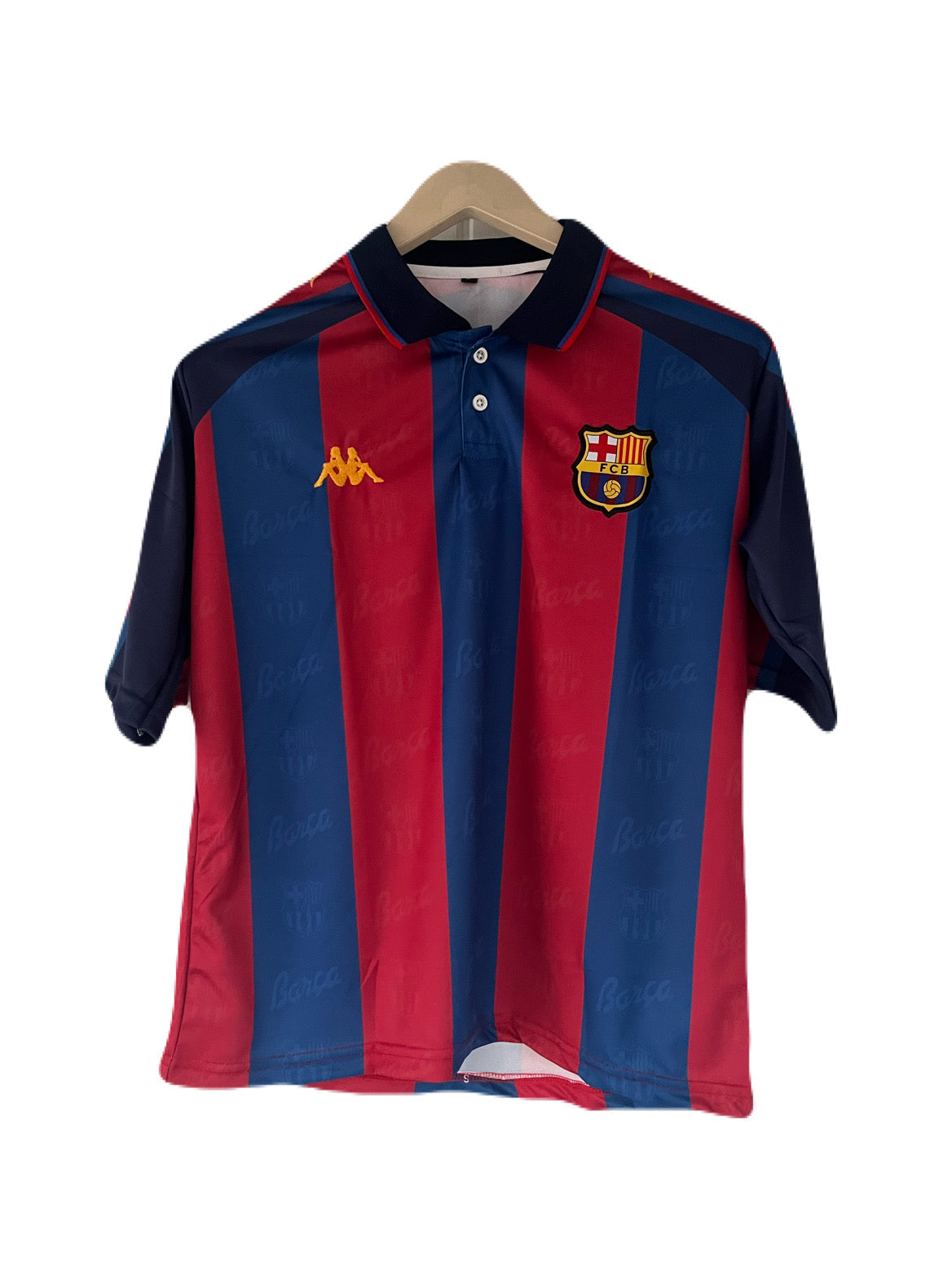 Fc Barcelona Ronaldinho Retro Embroidery Fivesleeve - P2000 ms retro store