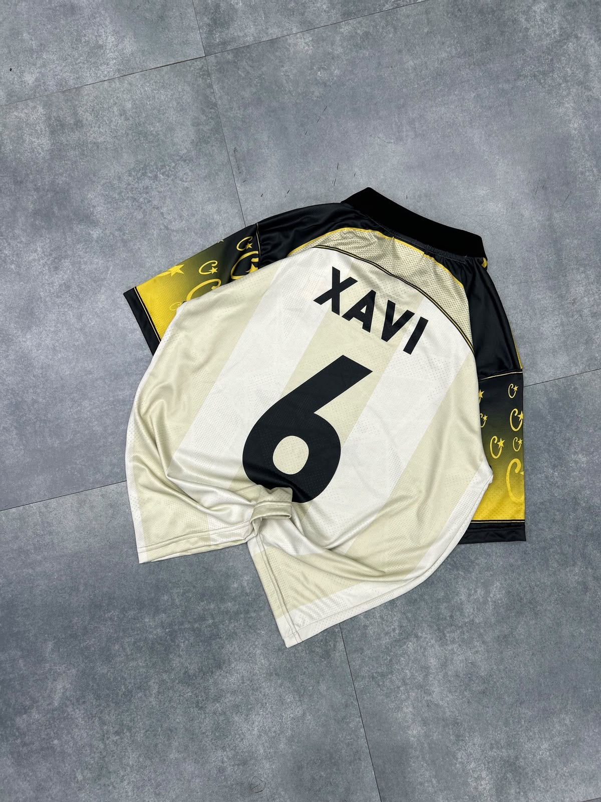 Xavi Barcelona premium quality Collar Five Sleeve Jersey  - P2779