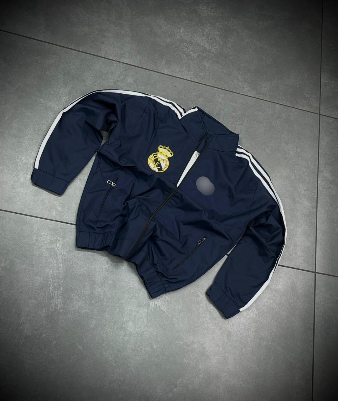 Real Madrid adidas track jacket full sleeve zip type - P2386