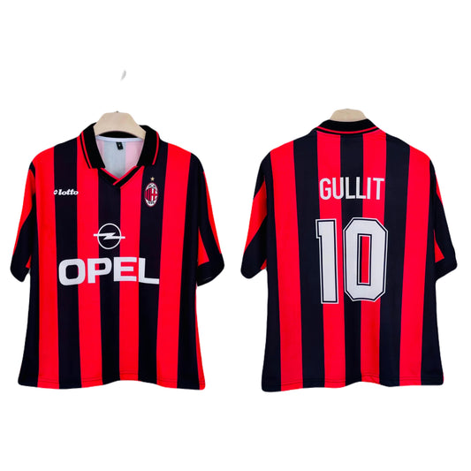 Ac Milan 1996 Home Kit Gullit Five Sleeve -P1267 Ms Retro Store