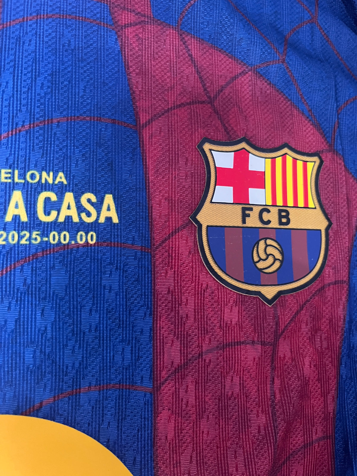 Barcelona player version 2026/27  Spider Edition kit half sleeve  - P2689