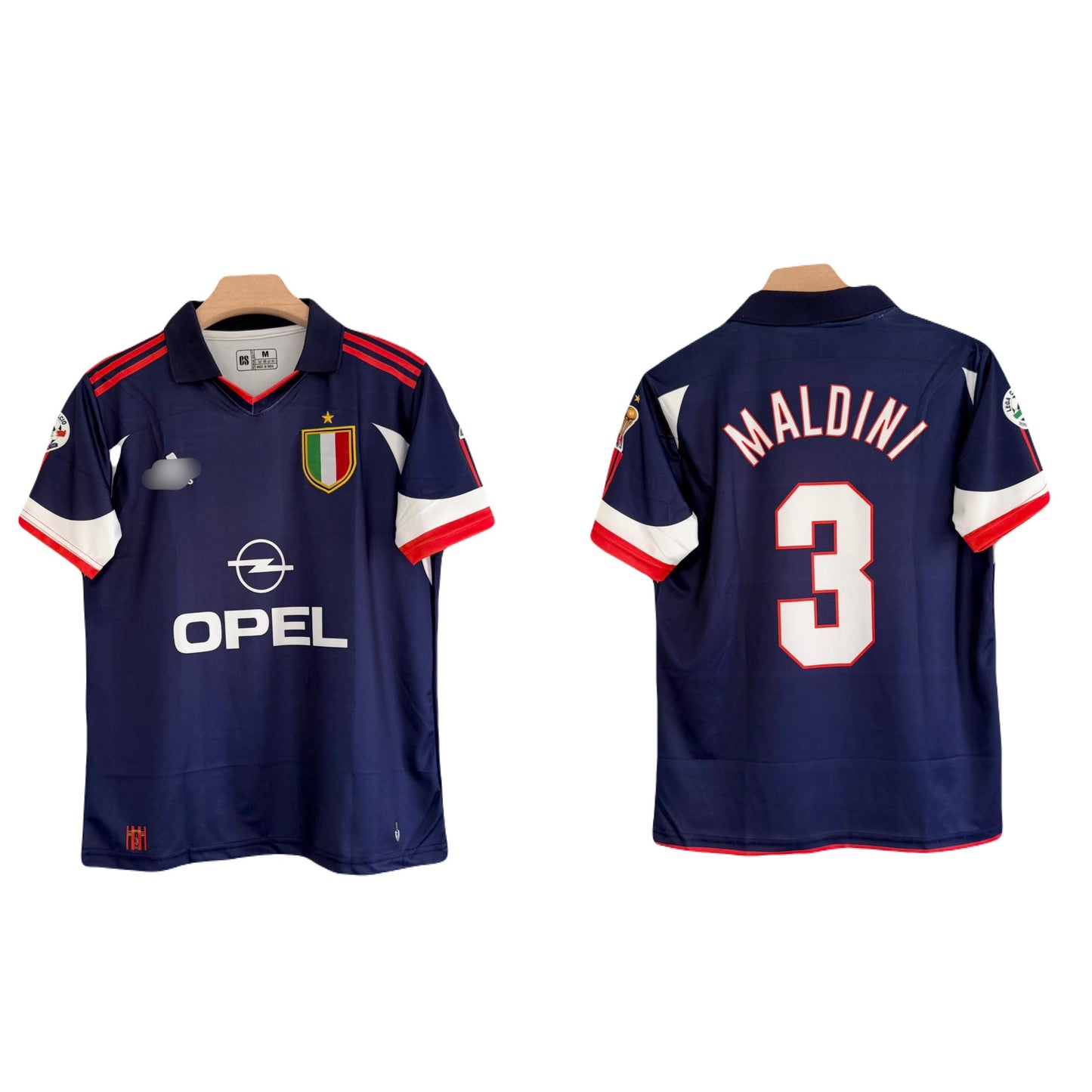 Italy 2006 maldini away jersey Half sleeve collar Embroidery -P1663 ms retro store