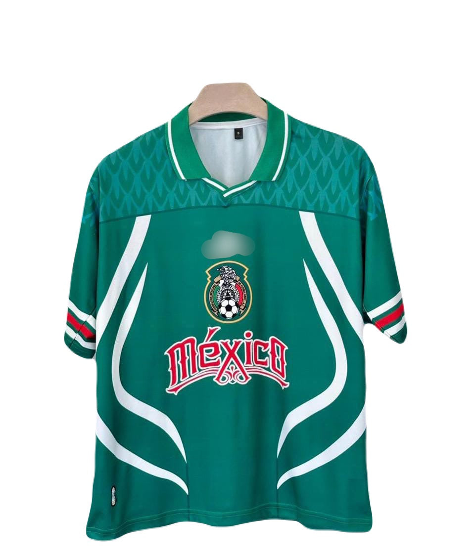 MEXICO SPECIAL EDITION FIVE SLEEVE COLLAR SUBLIMATION JERSEY - Ms retro store