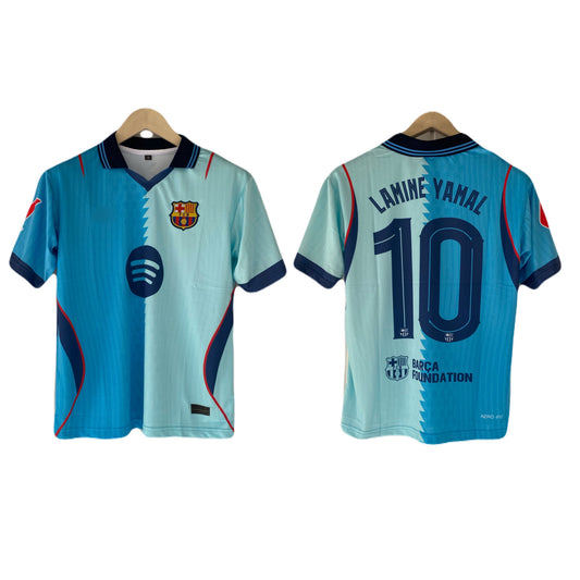 Yamal Barcelona Third kit 2026/27 Five Sleeve collar Embroidery- P2480