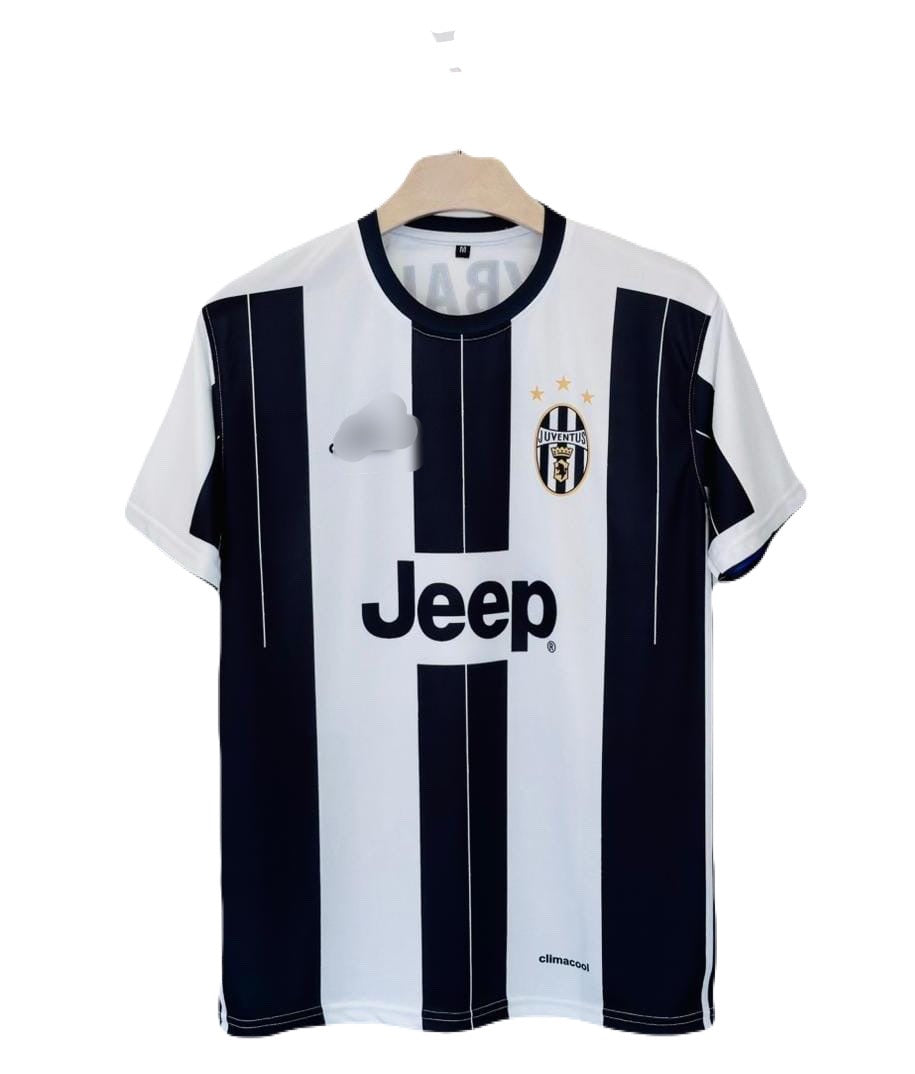 Juventus 2016-2017 Dybala home jersey Half Sleeve Sublimation -P1162 Ms Retro Store