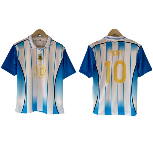 Messi argentina special edition Five sleeve Collar jersey- P2104