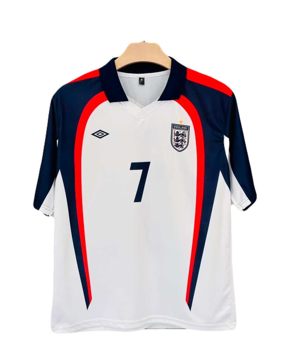 Beckham England Five sleeve Collar Sublimation jersey- P2123