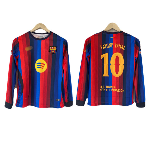 Yamal Barcelona 2026-27 home kit full sleeve embroidery -P2348