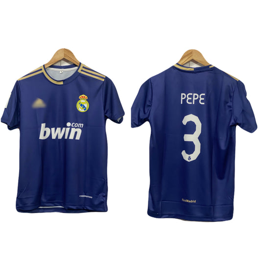 Real Madrid 2007-08 Away kit pepe Half sleeve - Ms Retro Store