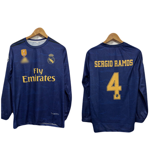 Real Madrid 2019-20 Away kit S.Ramos Full sleeve - Ms Retro Store