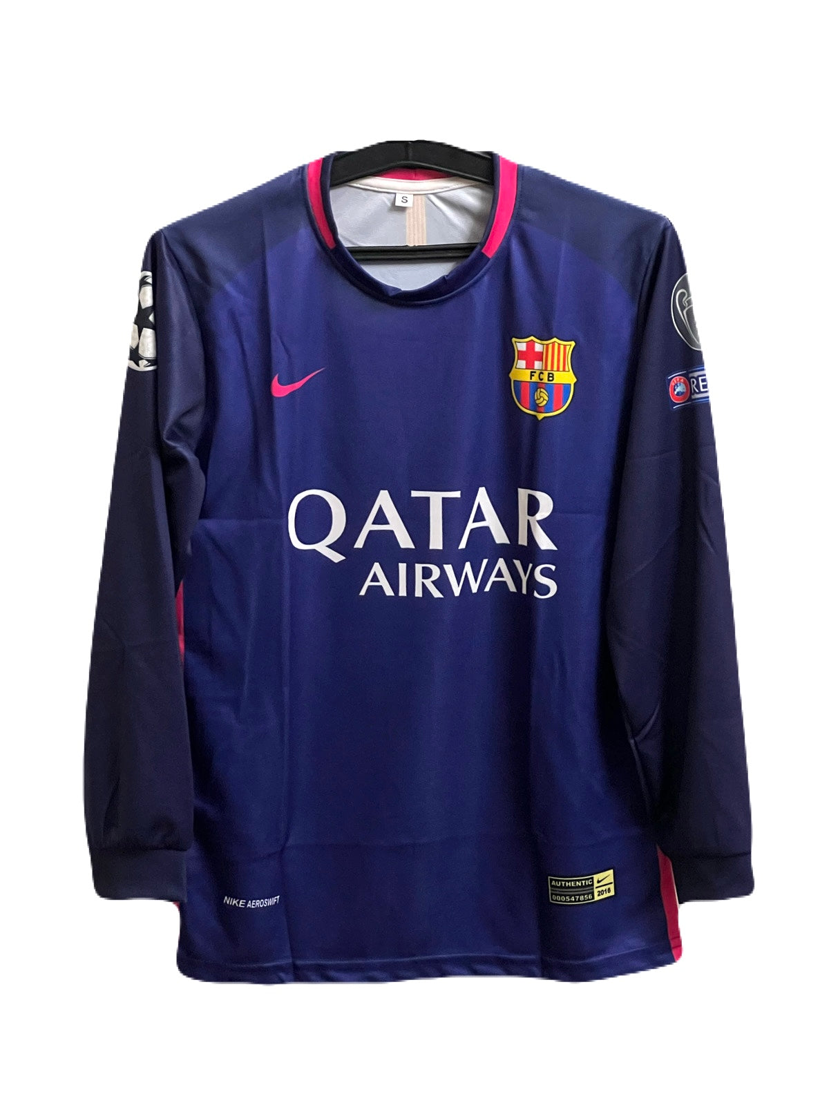 Barcelona 2016/17 away messi full sleeve P701 ms retro store